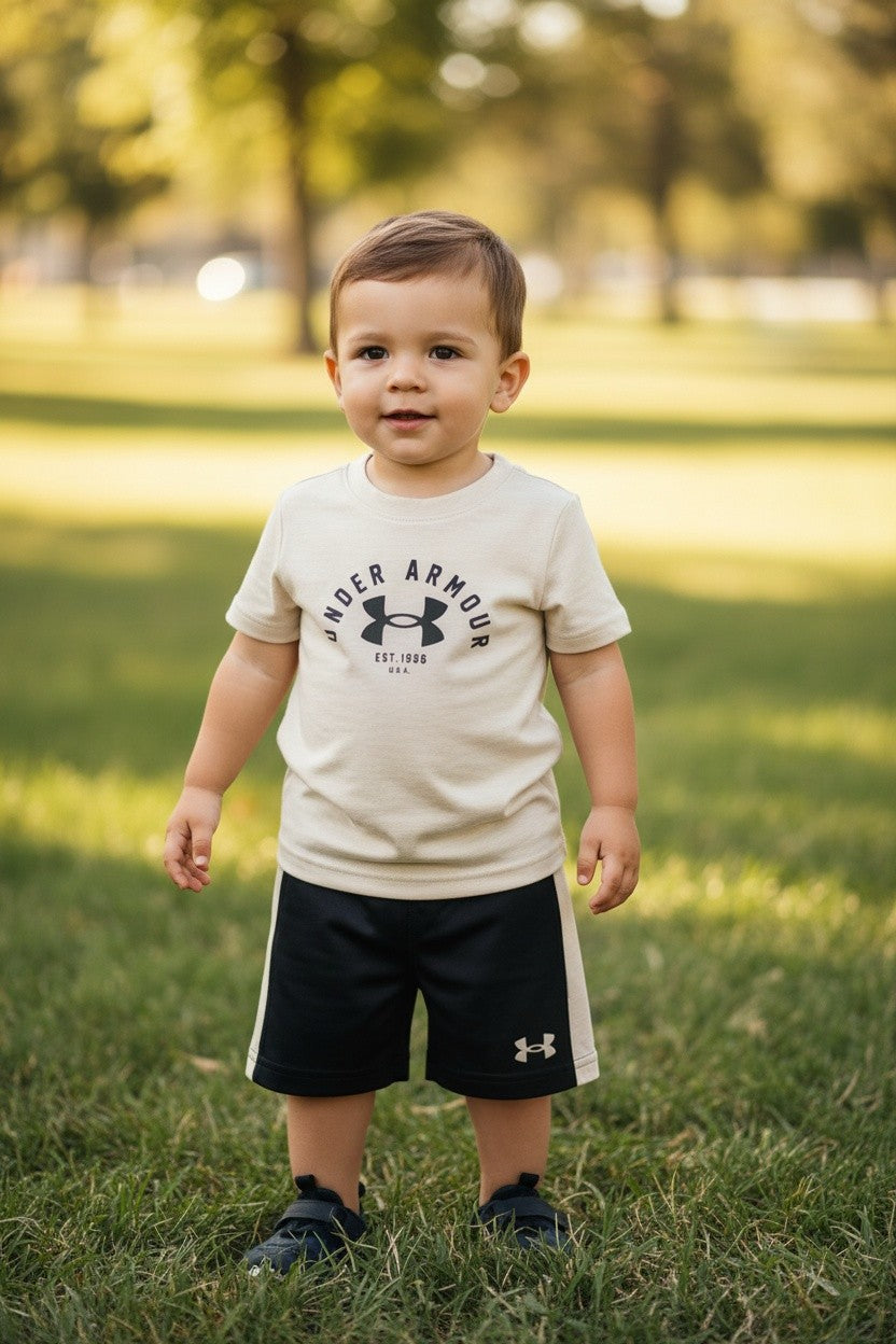 Under Armour Baby Boy 2-Piece T-Shirt & Shorts Set | 18M