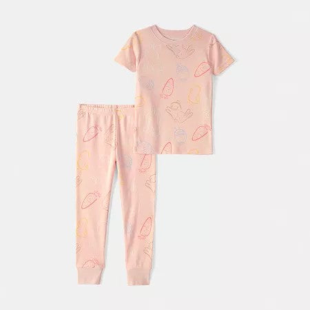 Carter's Easter Bunny 2-Piece Pajama Set | Toddler Girls | Pink | 3T