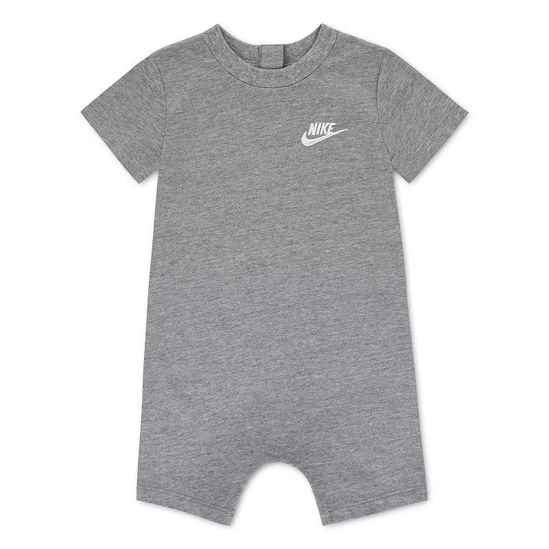 Nike Baby Romper Gray Short Sleeve One-Piece Bodysuit