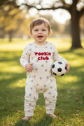 Carters Boy's Rookie Club French Terry Jumpsuit | Soccer Print | Size 18 Months