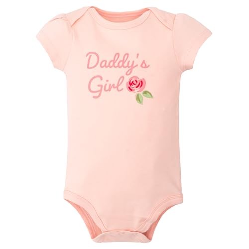 Hudson Baby 5-Pack Floral Bodysuits – Pink & Sage | Size 6-9M
