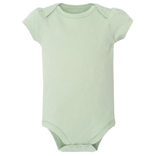 Hudson Baby 5-Pack Floral Bodysuits – Pink & Sage | Size 6-9M