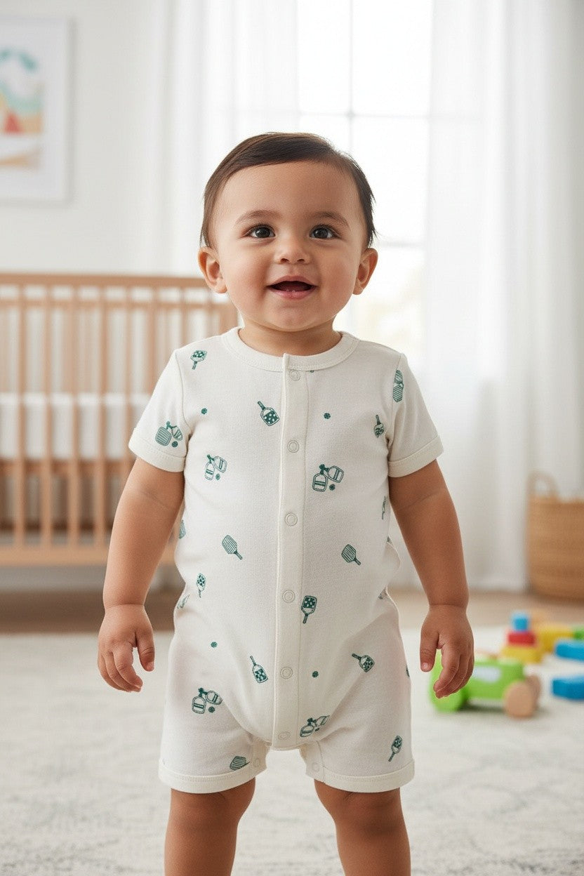 Carter's Baby Boy Pickleball Short-Sleeve Romper | 24 Months