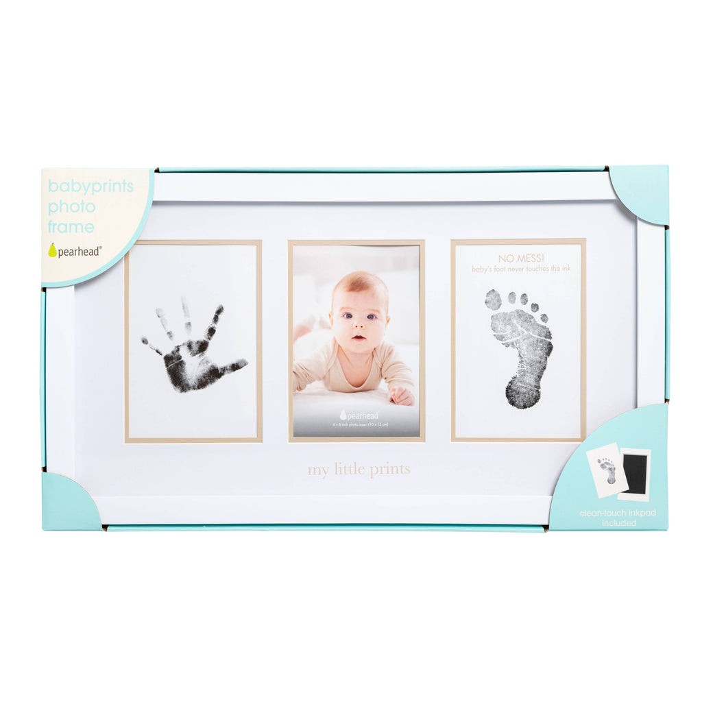 Baby Handprint Footprint Collage Photo Frame