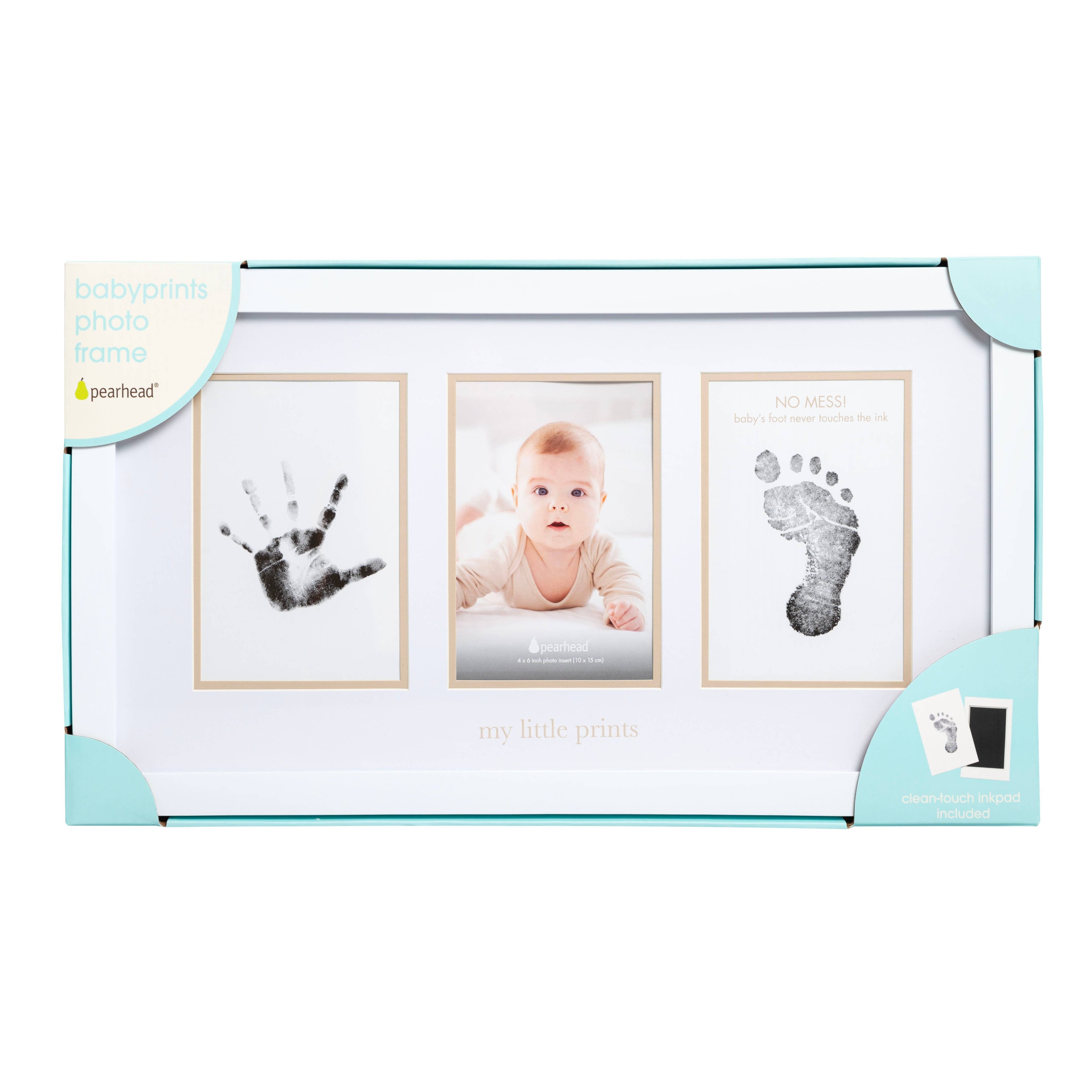 Baby Handprint Footprint Collage Photo Frame