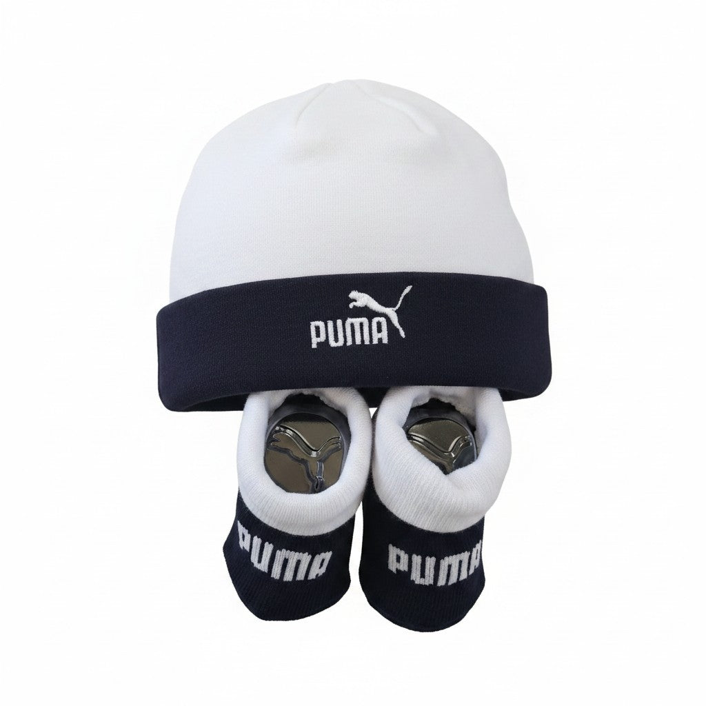 Puma Newborn Hat & Bootie Gift Set