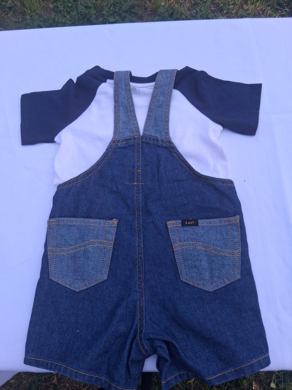 Lee NWT Toddler Denim Shortall & Tee Set – Size 18M