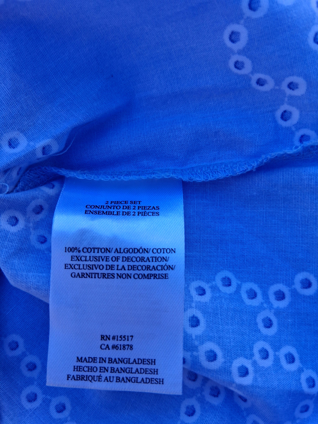 Penelope Mack Eyelet Ruffle Top & Shorts Set – Size 2T