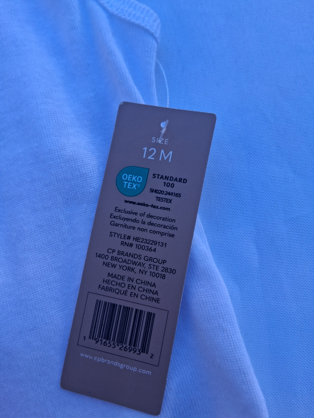 Chickpea Essentials 4-Pack White Sleeveless Bodysuits – Size 12M