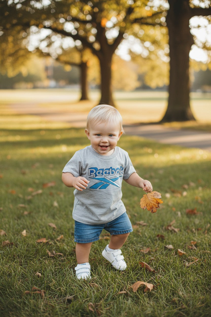Reebok Toddler Graphic & Performance T-Shirt 2-Pack – Blue & Gray | Size 2T