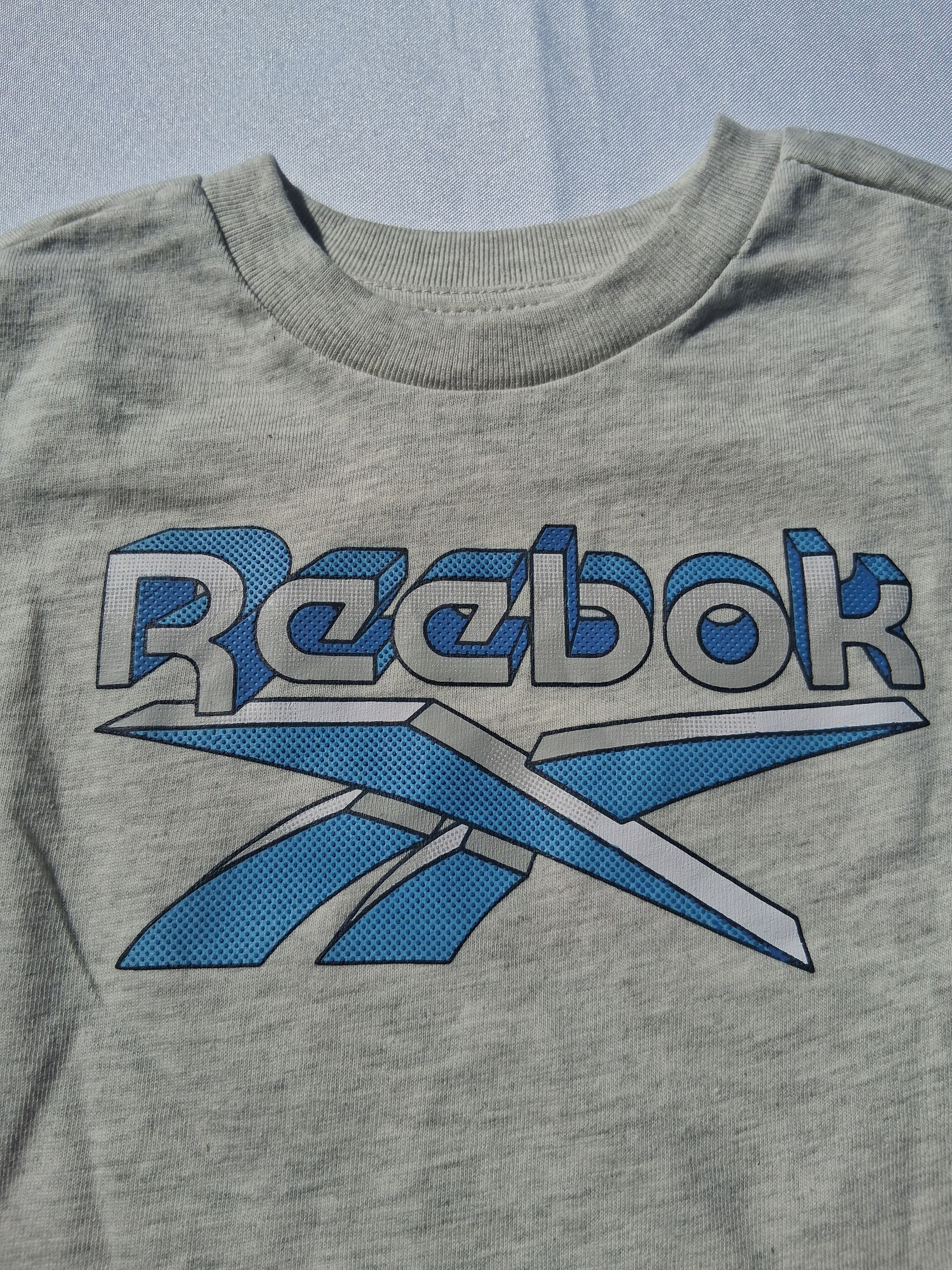 Reebok Toddler Graphic & Performance T-Shirt 2-Pack – Blue & Gray | Size 2T