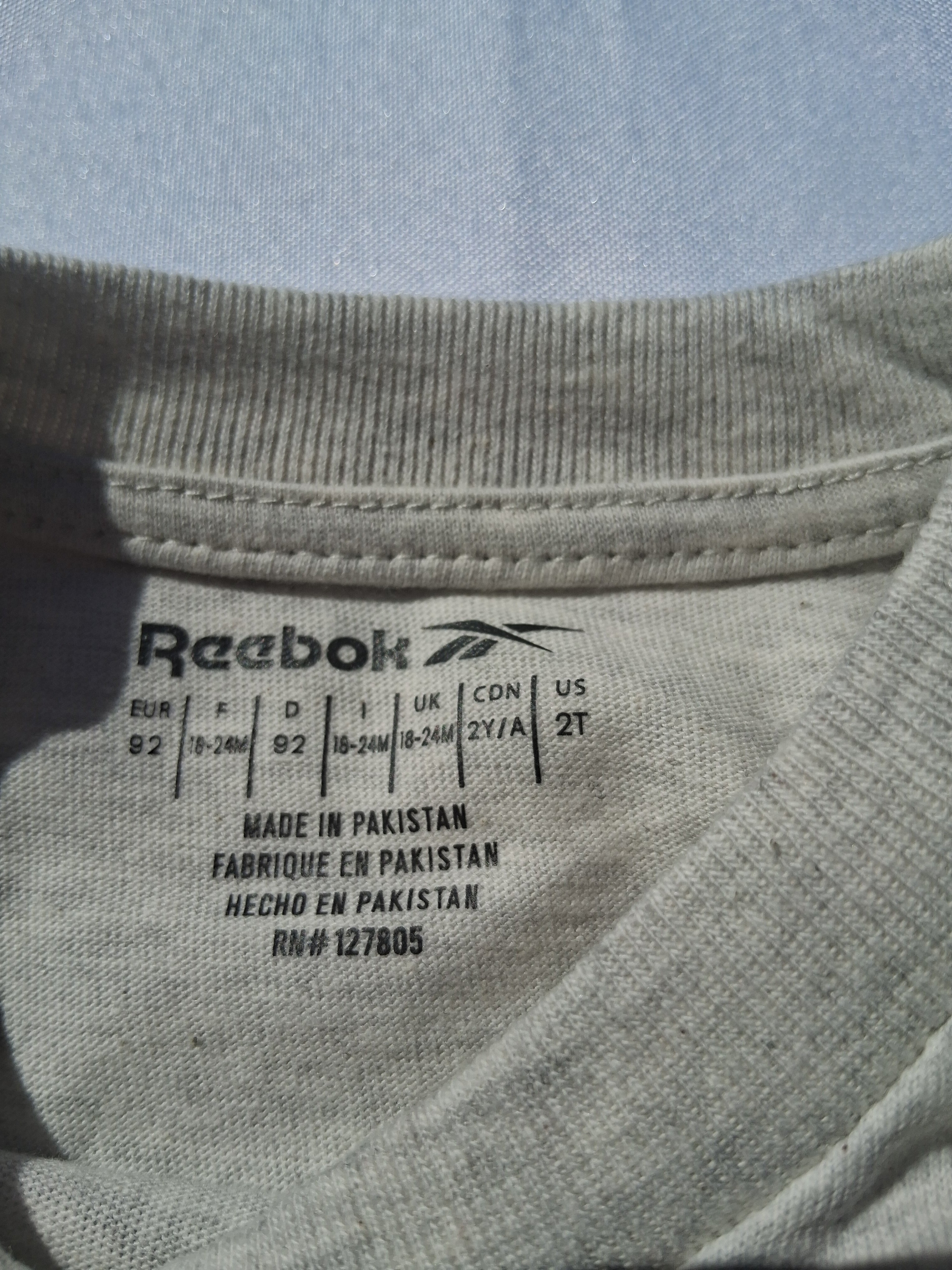 Reebok Toddler Graphic & Performance T-Shirt 2-Pack – Blue & Gray | Size 2T
