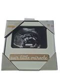 Kate & Milo Our Little Miracle Sonogram Frame – Ultrasound Keepsake