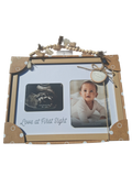 Pearhead Love at First Sight Sonogram & Baby Photo Frame
