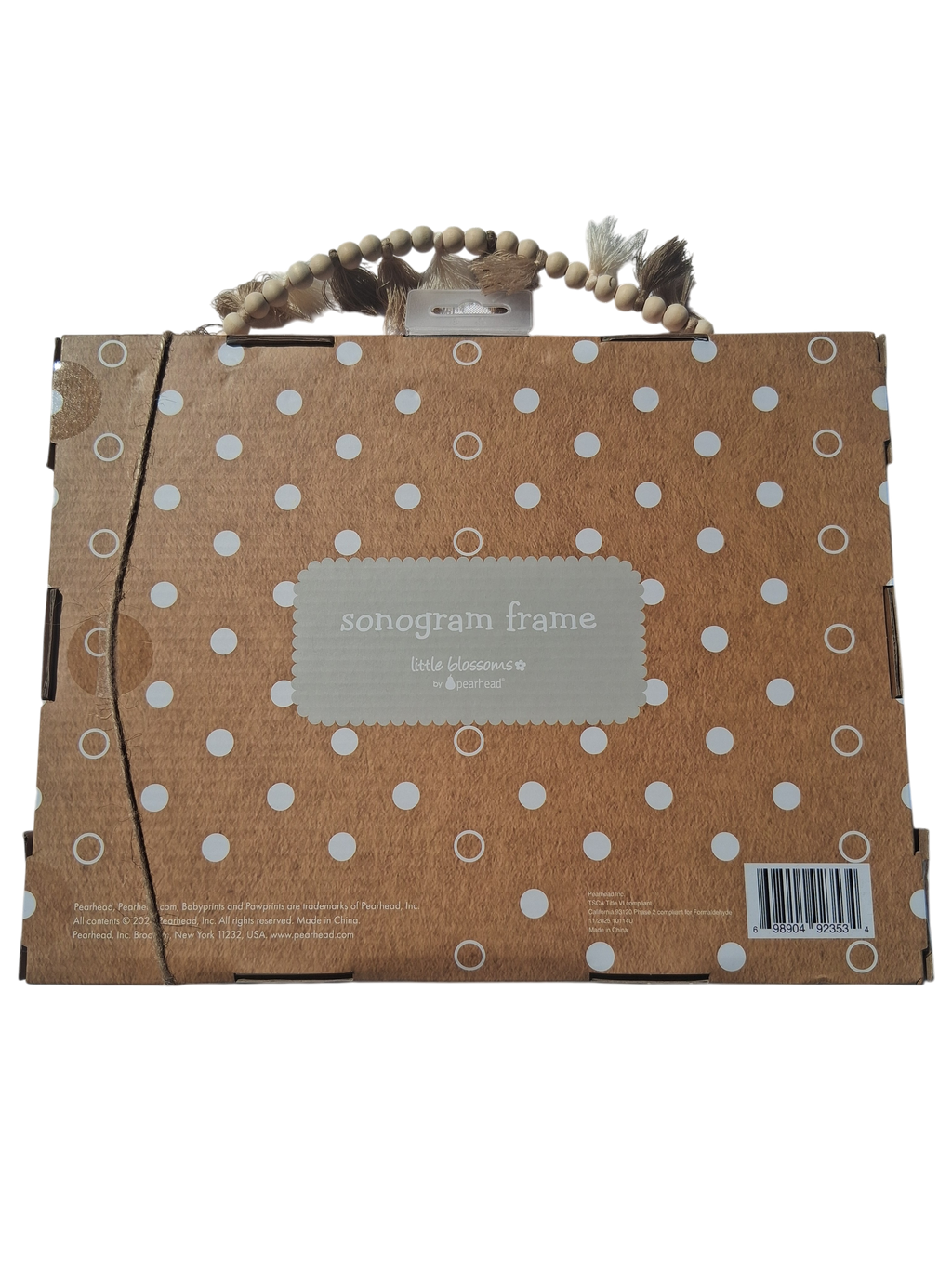 Pearhead Love at First Sight Sonogram & Baby Photo Frame