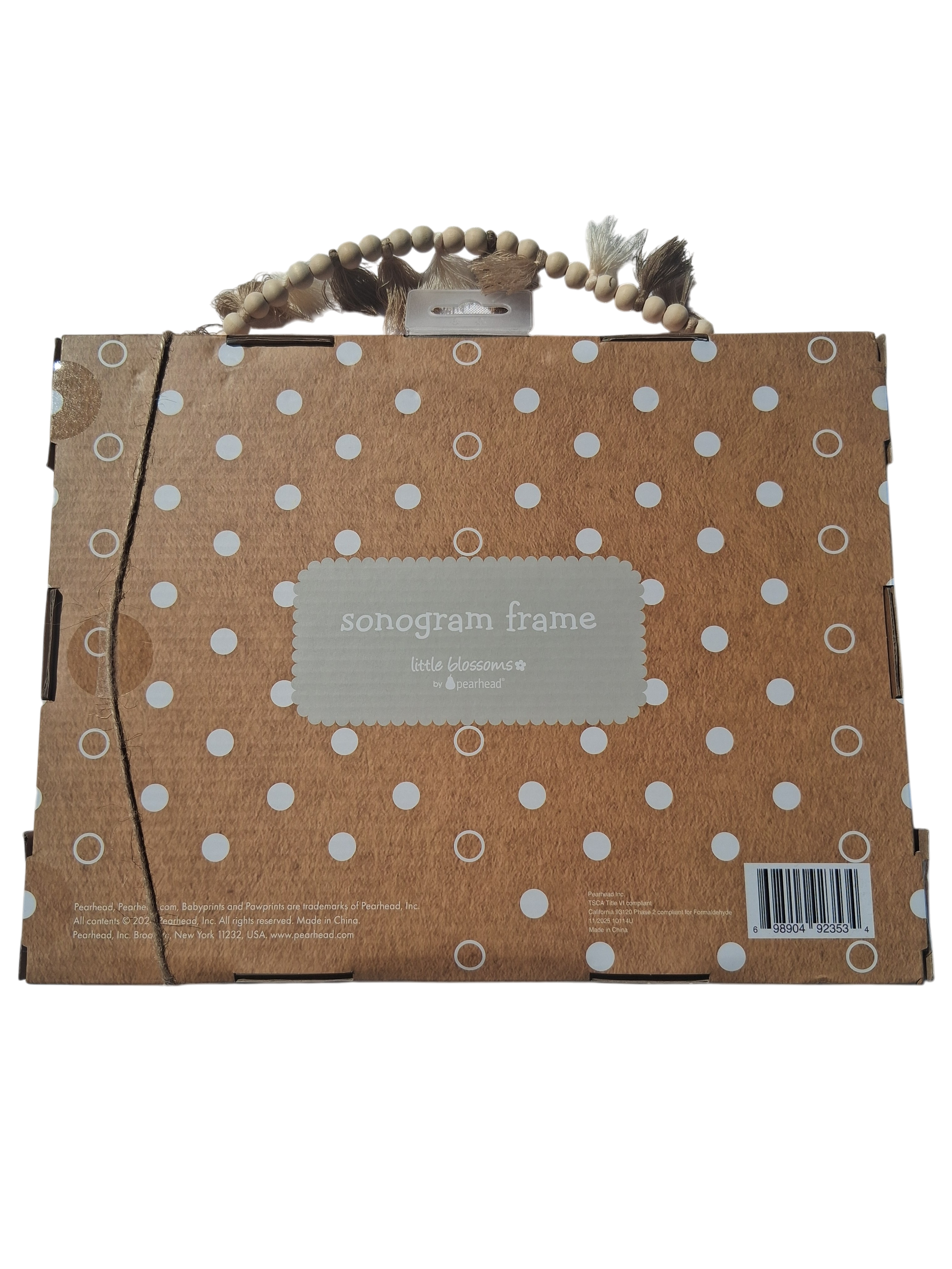 Pearhead Love at First Sight Sonogram & Baby Photo Frame
