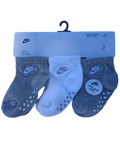 Nike 3-Pack Non-Slip Grip Ankle Socks | 12-24 Months