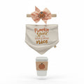 Zoey & Miles 3-Piece Baby Gift Set – Bib, Headband & Teether