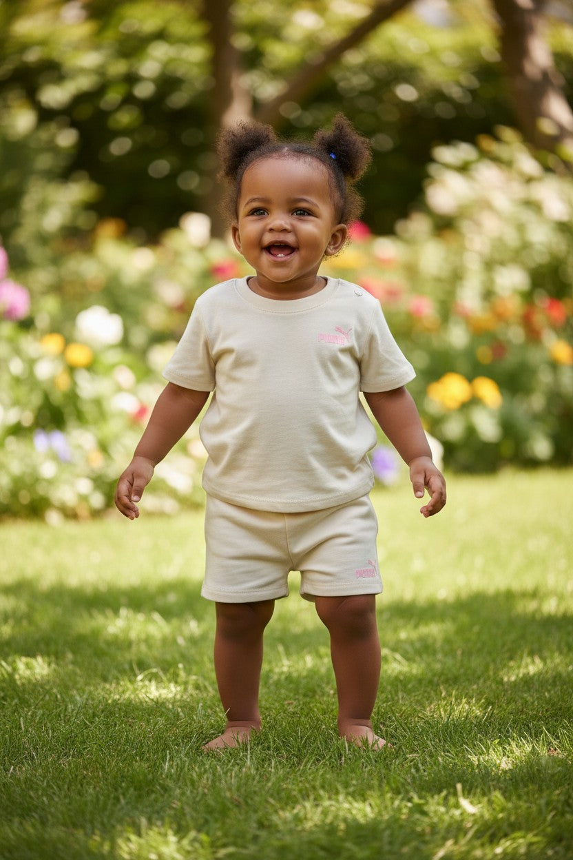 Puma Girls 2-Piece Short Set - Size 12M