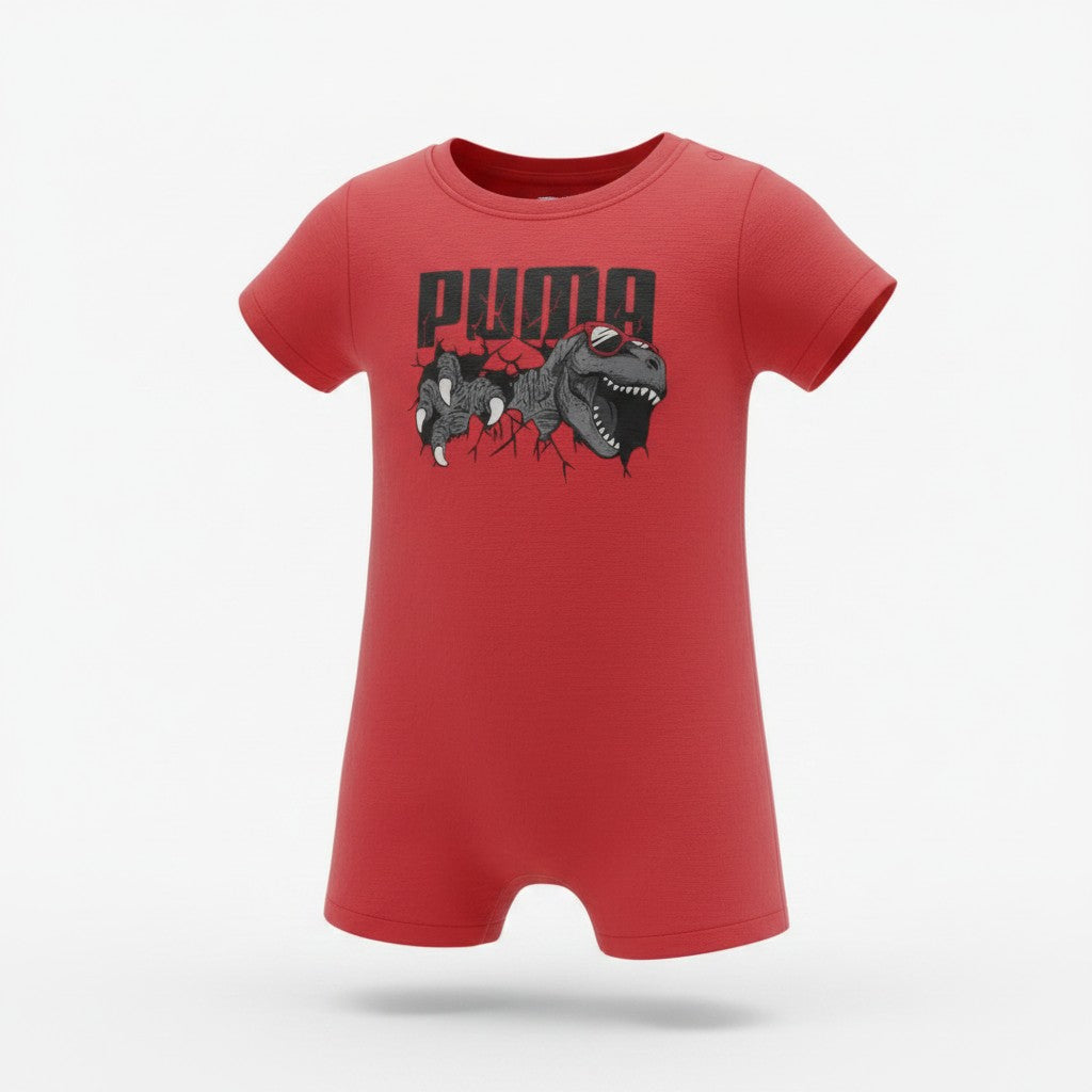 Puma Dinosaur Graphic Romper - Size 12M