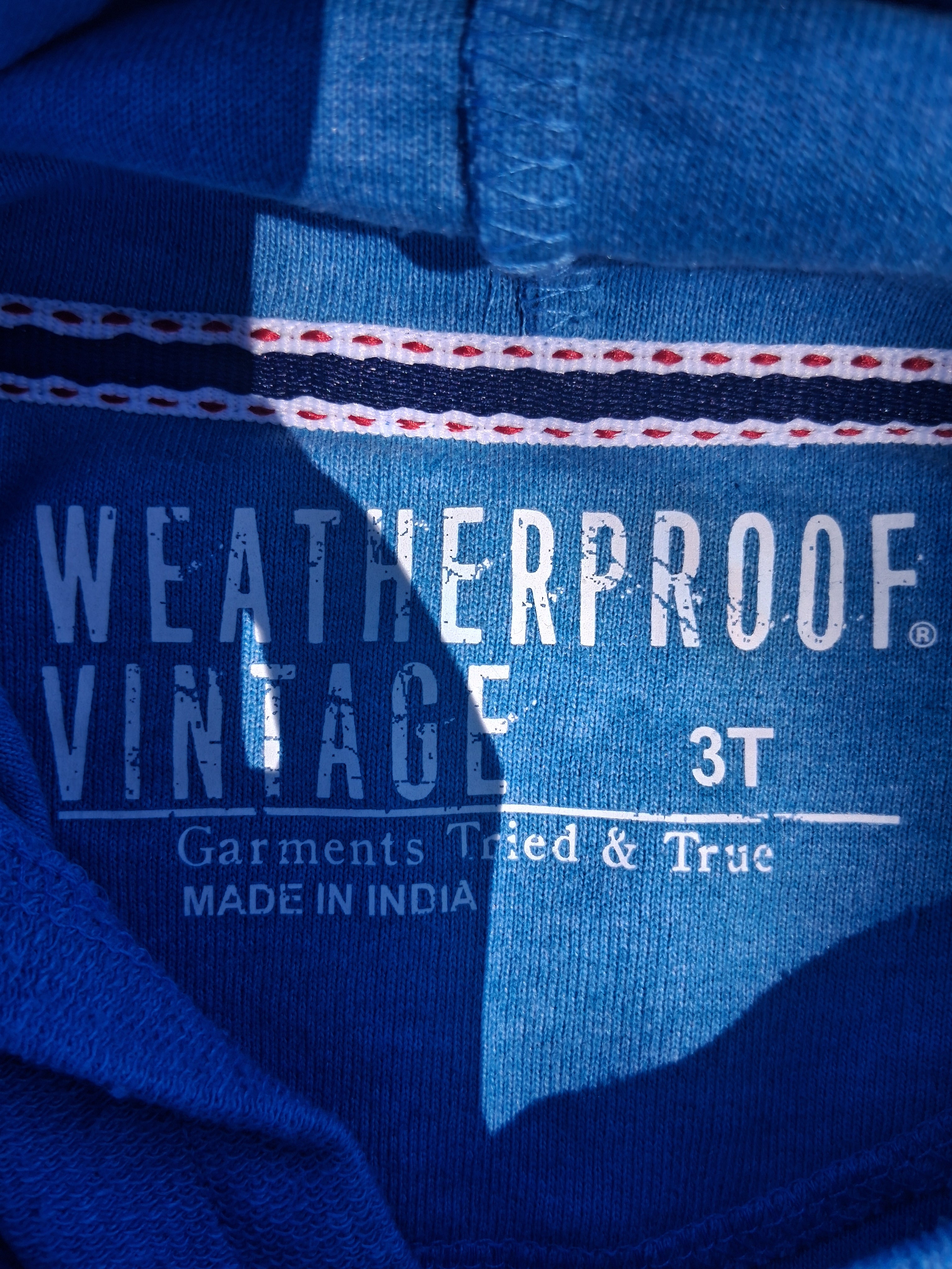 Weatherproof Vintage Short Sleeve Hoodie Top - Size 3T