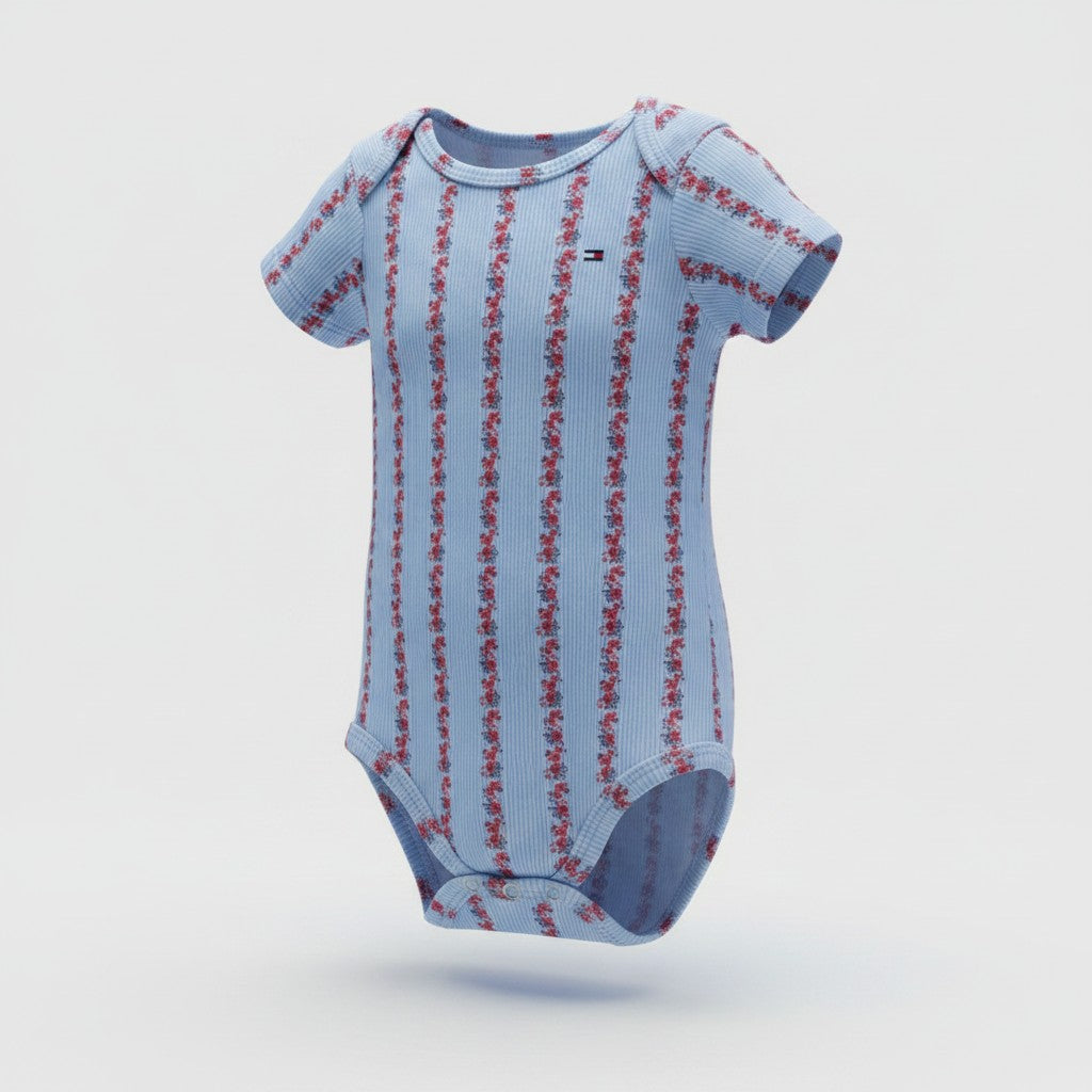 Tommy Hilfiger Baby Girl 4-Pack Floral Bodysuit Set