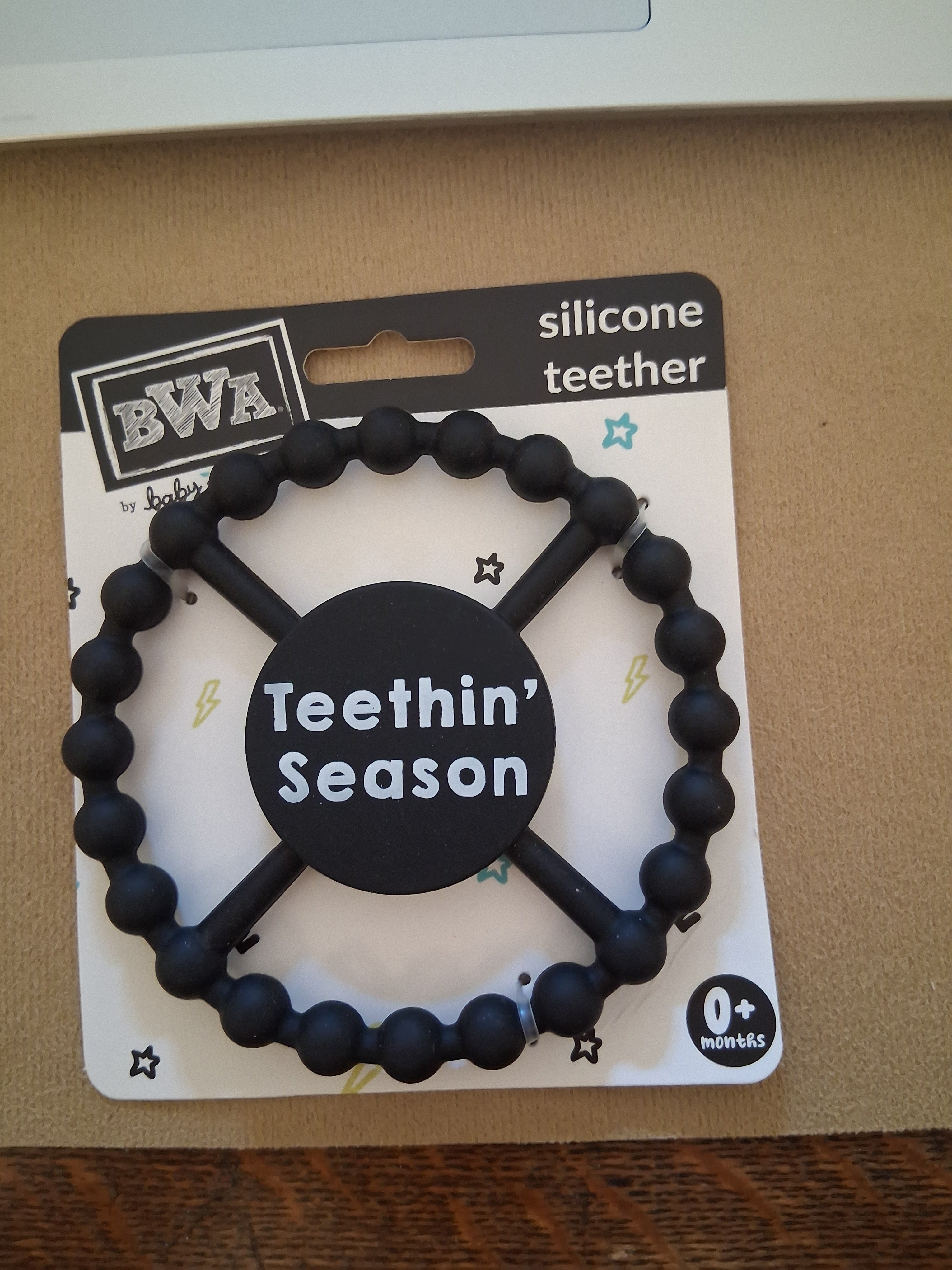 BWA by Baby Starters Silicone Teether – "Teethin' Season" | 0+ Months
