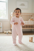 Little Me 2-Pack Baby Girl Footed Sleepers | Pink Floral | Size 9 Months