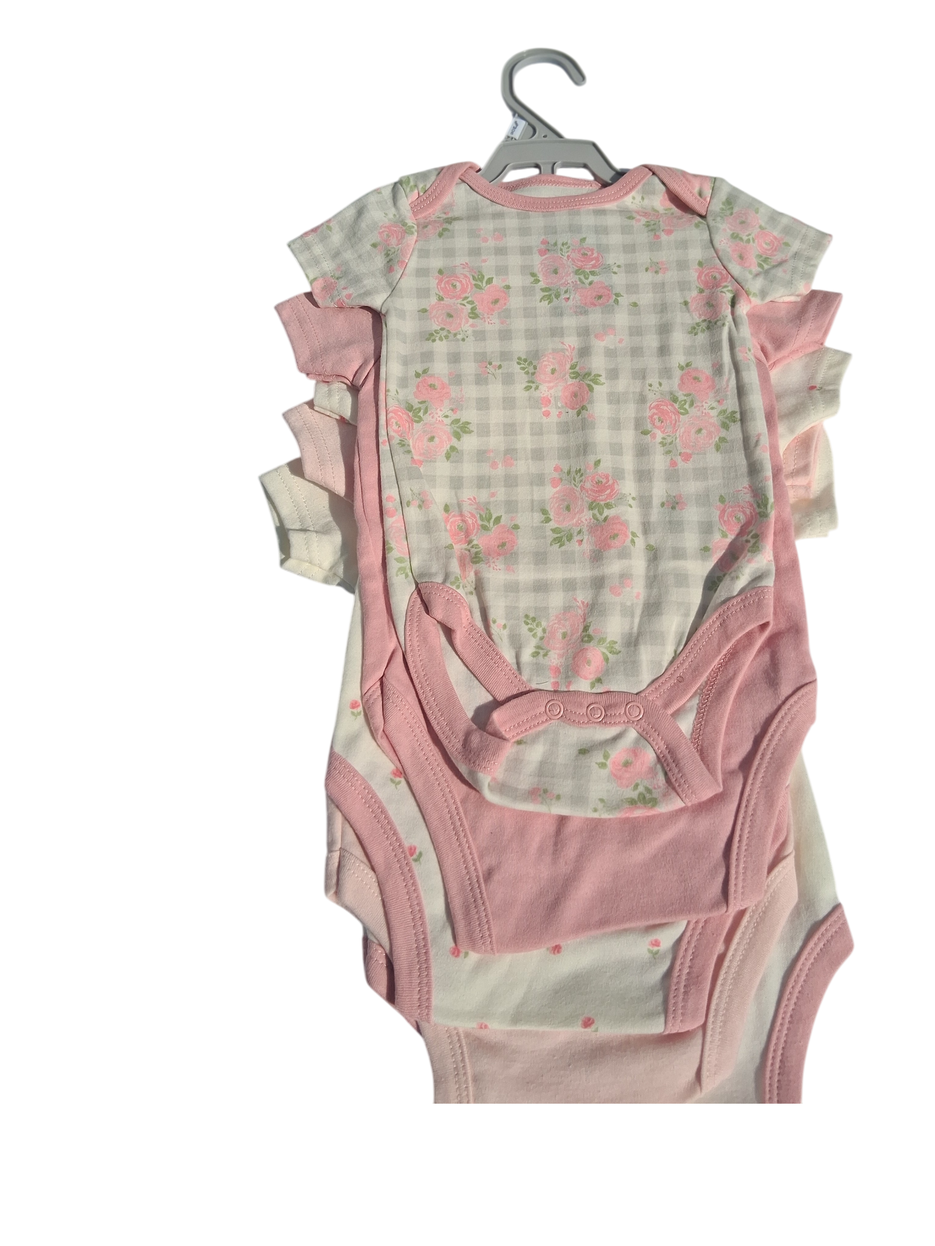 Kyle & Deena 5-Pack Baby Girl Floral Bodysuits | Size 6–9 Months