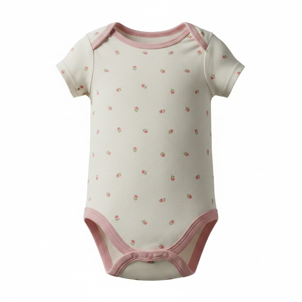 Kyle & Deena 5-Pack Baby Girl Floral Bodysuits | Size 6–9 Months
