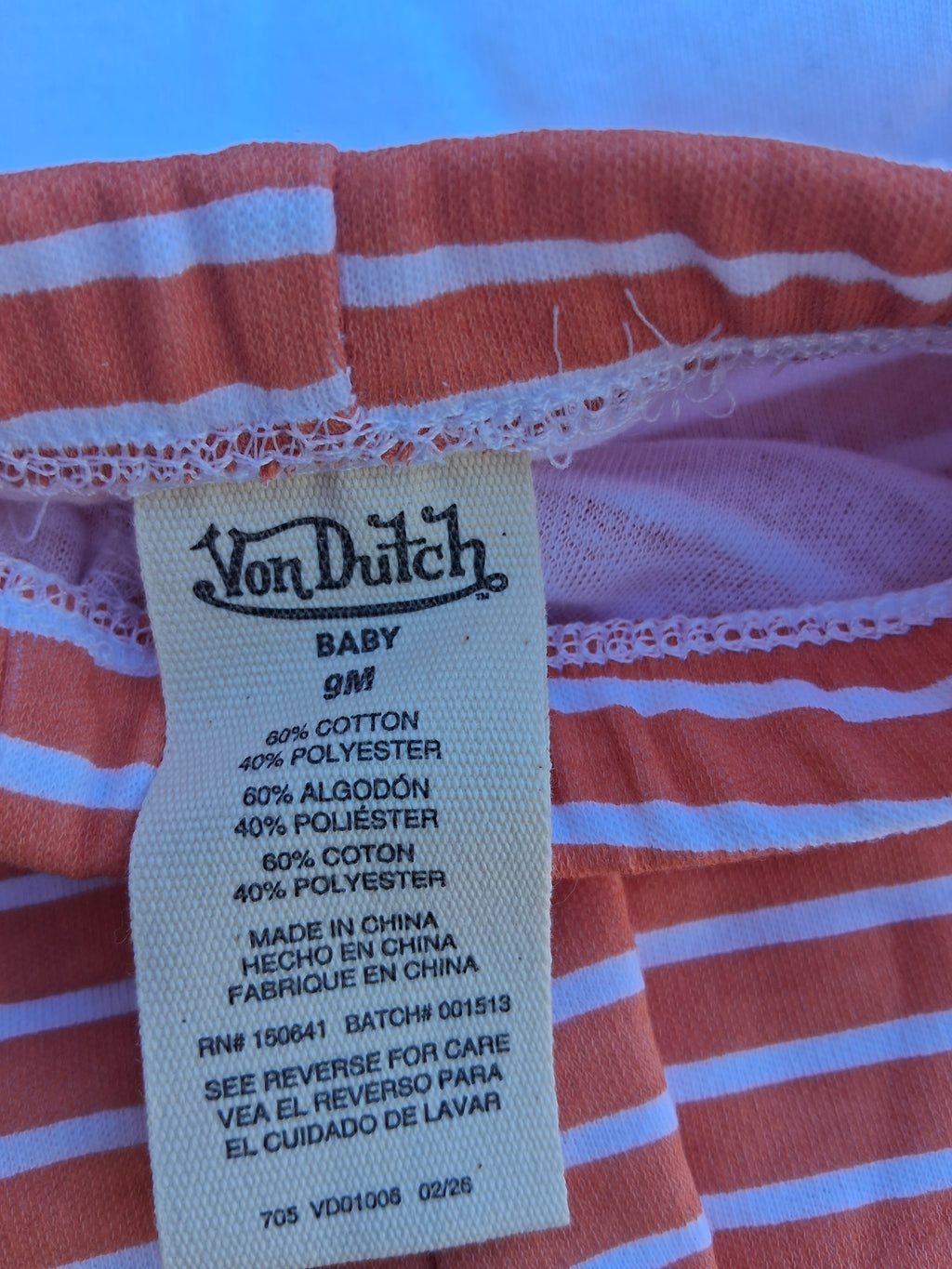 Von Dutch Baby Girl 3-Piece Bodysuit, Shorts & Sandal Set | 9M