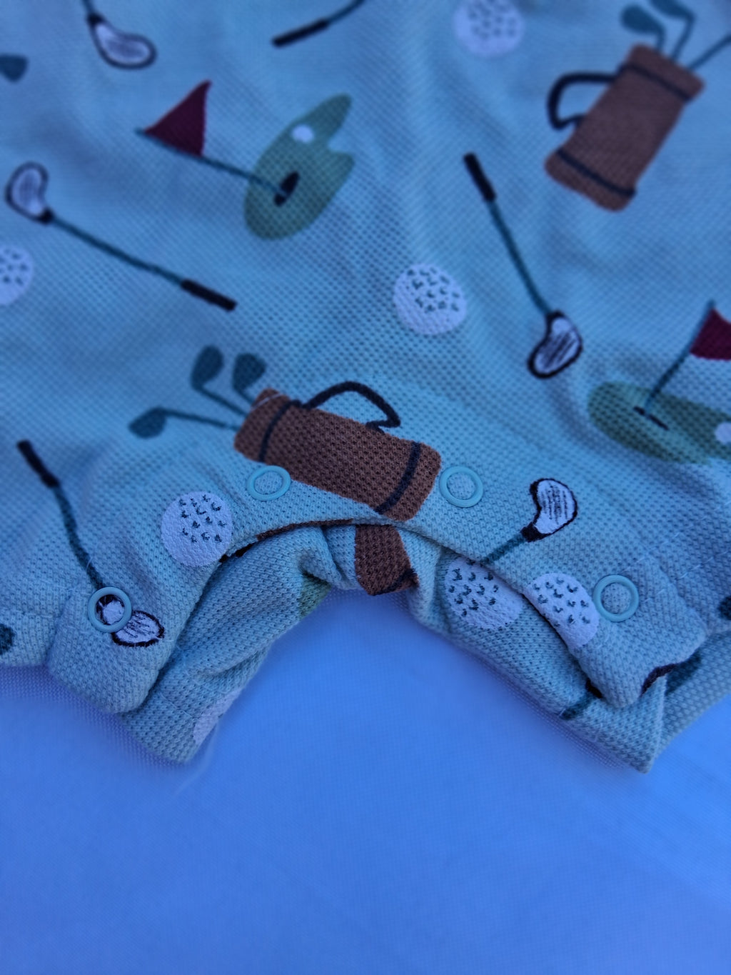 Baby Essentials Baby Boy Golf Polo Romper | 3M
