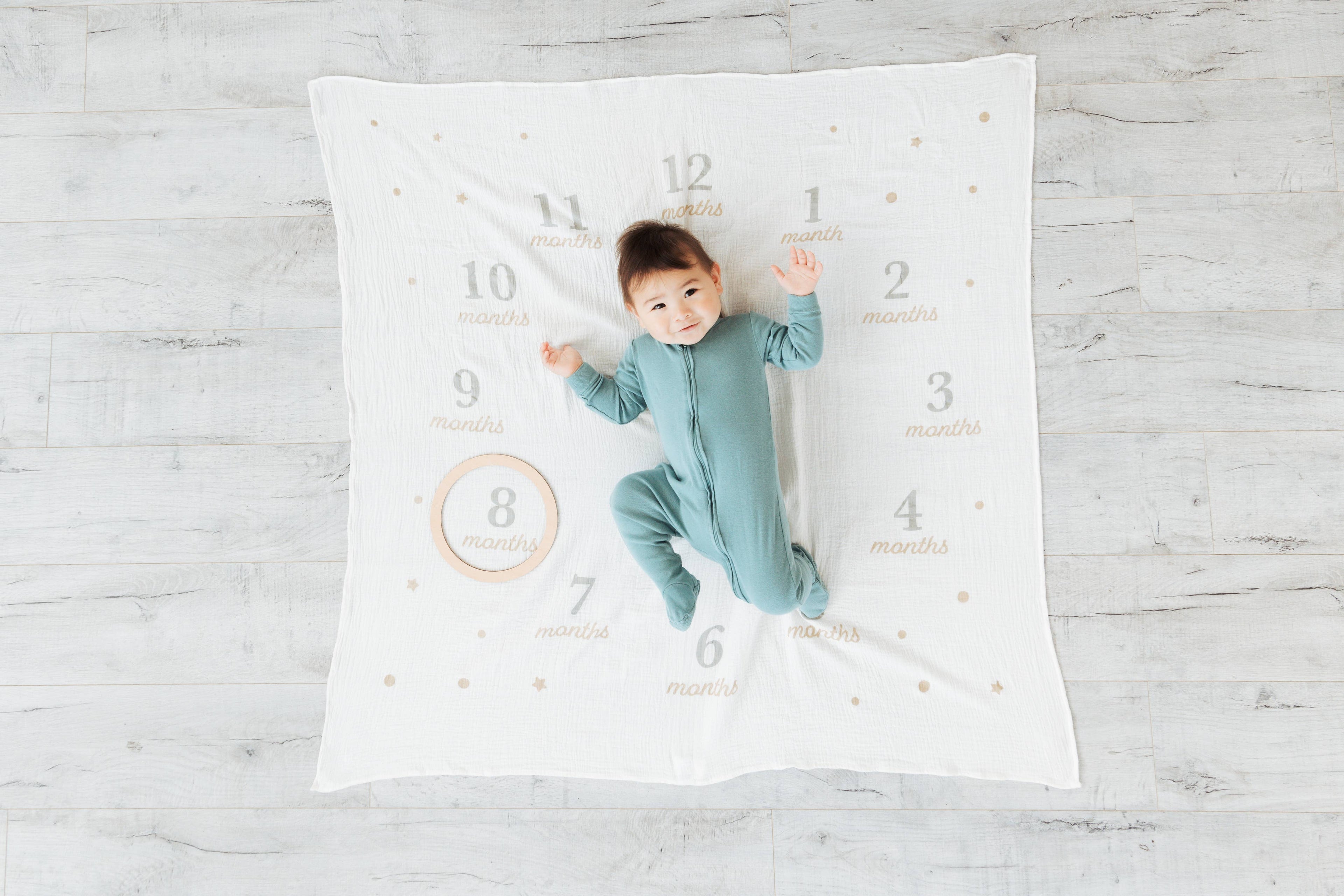 Milestone Blanket & Prop Set Kit, Infant Milestone Markers