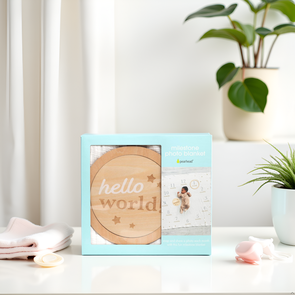 Milestone Blanket & Prop Set Kit, Infant Milestone Markers