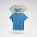Reebok Toddler Graphic & Performance T-Shirt 2-Pack – Blue & Gray | Size 2T