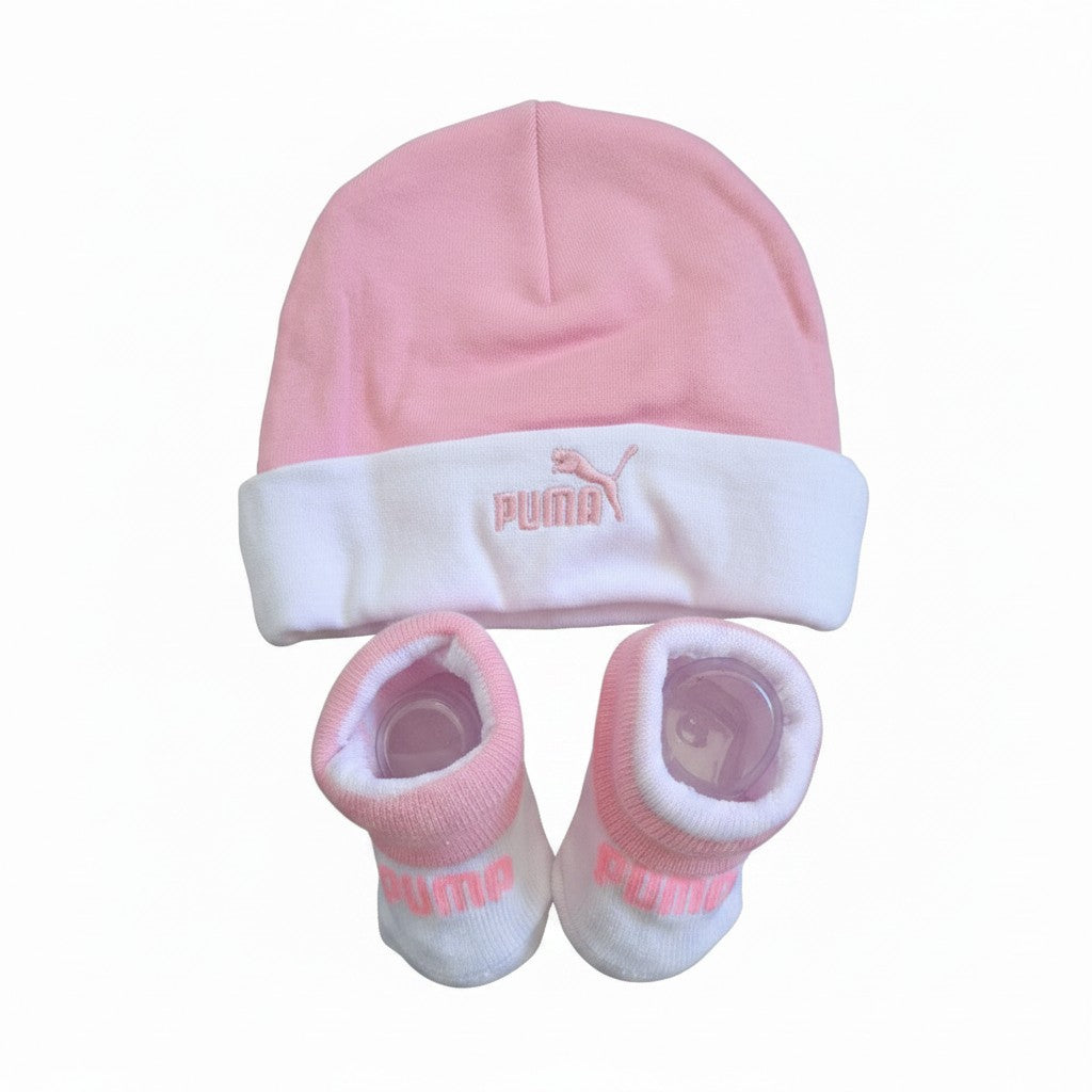 Puma Newborn Hat & Bootie Gift Set