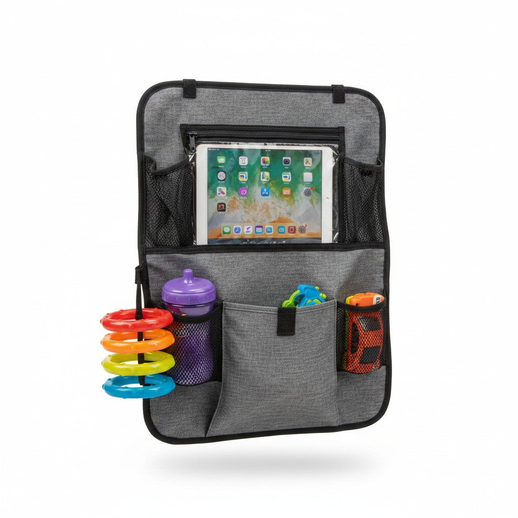 Graco Deluxe Backseat Organizer with Tablet Pocket & Linkables