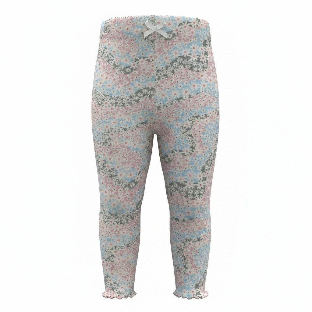 Roxy 3-Piece Bodysuit & Leggings Set – Pink Pastel Print | Size 18M
