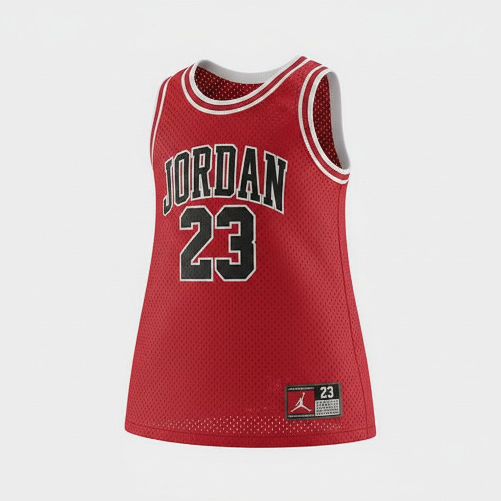 Jordan Girls Jersey Dress - Red #23 - 12 Months