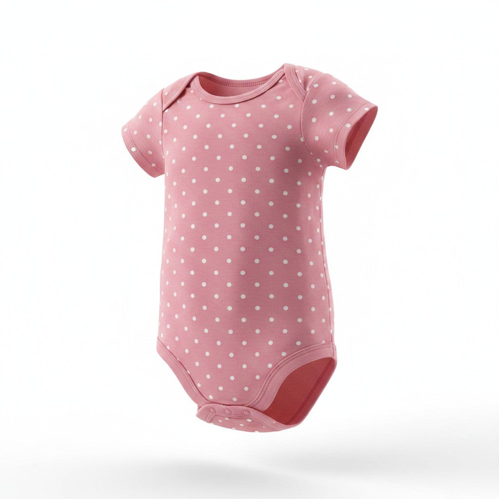 Hudson Baby 5-Pack Floral Bodysuits – Pink & Sage | Size 6-9M