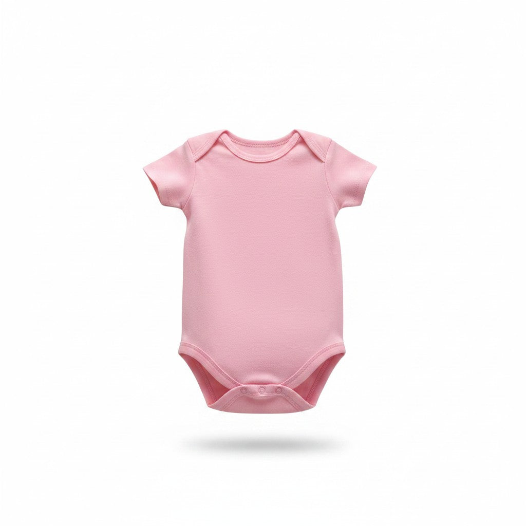 Le Top Bébé 3-Pack Strawberry Bodysuits – Pink & White | Size 3-6M
