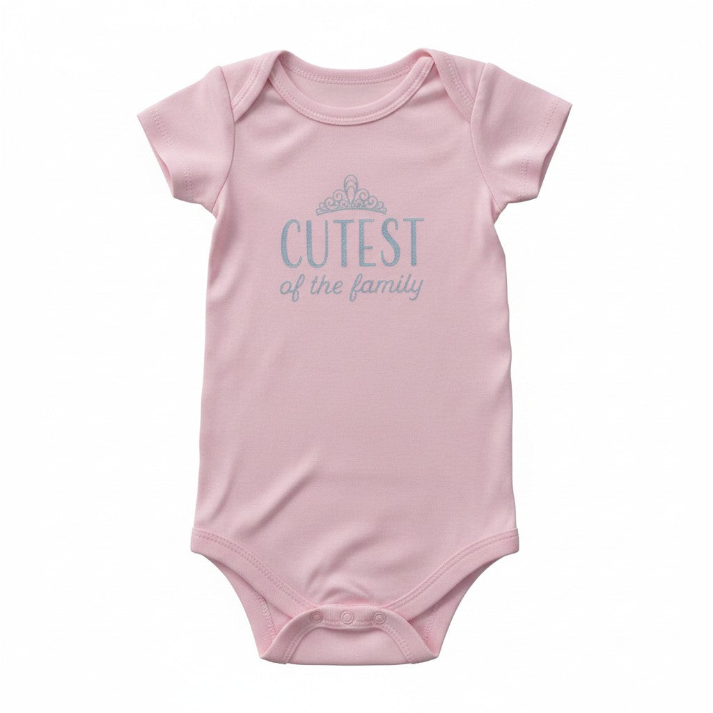 Hudson Baby 3-Pack Princess Bodysuits – Pink & White | Size 3-6M