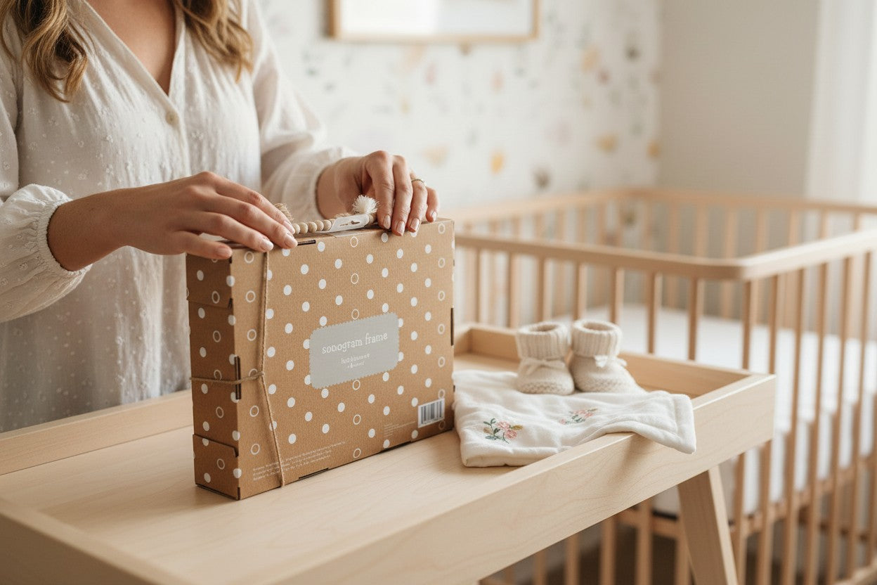 Pearhead Love at First Sight Sonogram & Baby Photo Frame