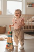 Quiltex Baby Girl Cherry 2-Piece Pant Set - 3-6 Months