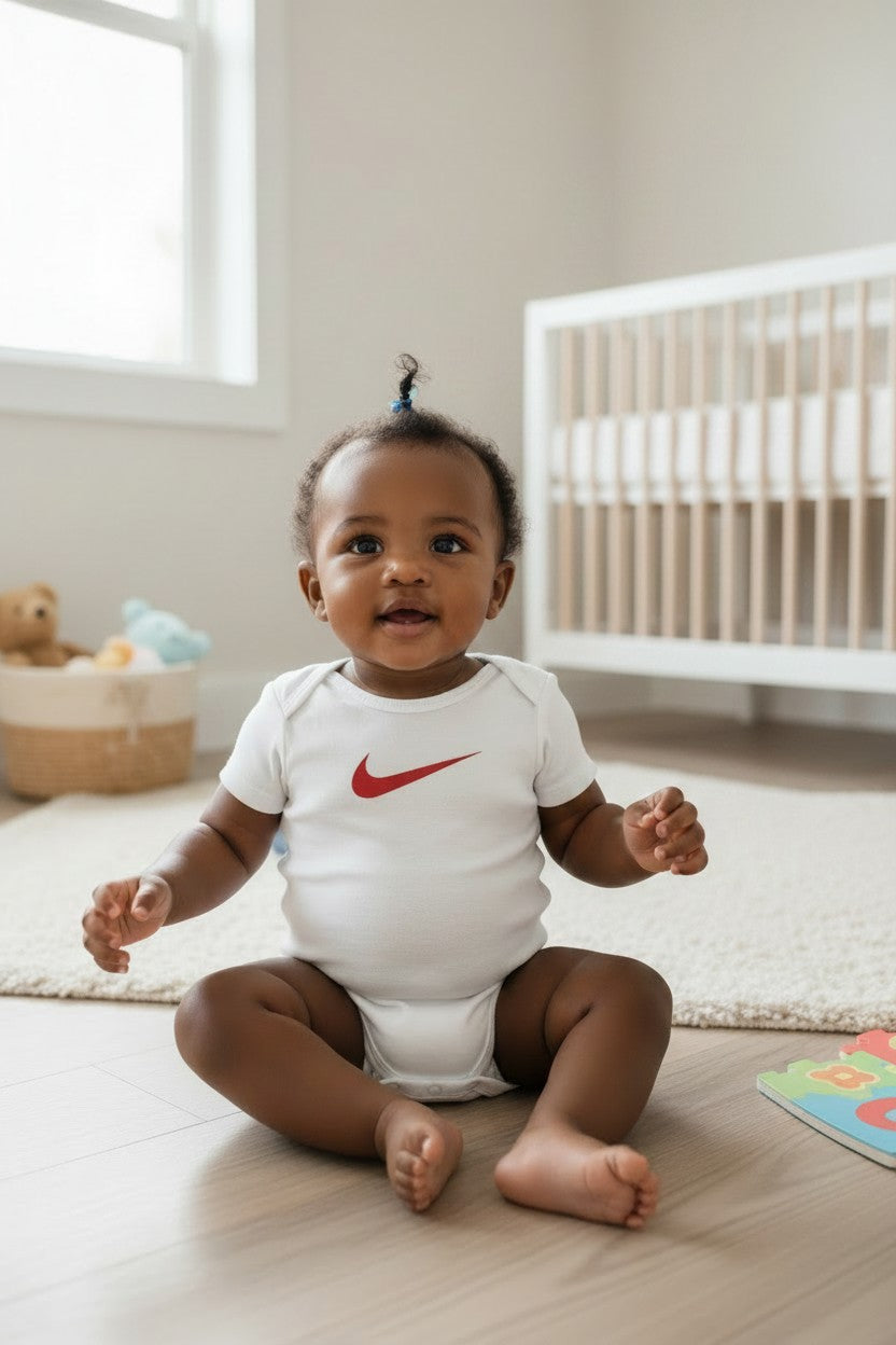Nike 5-Pack Sports Graphic Bodysuits – White Multi | Baby Boys