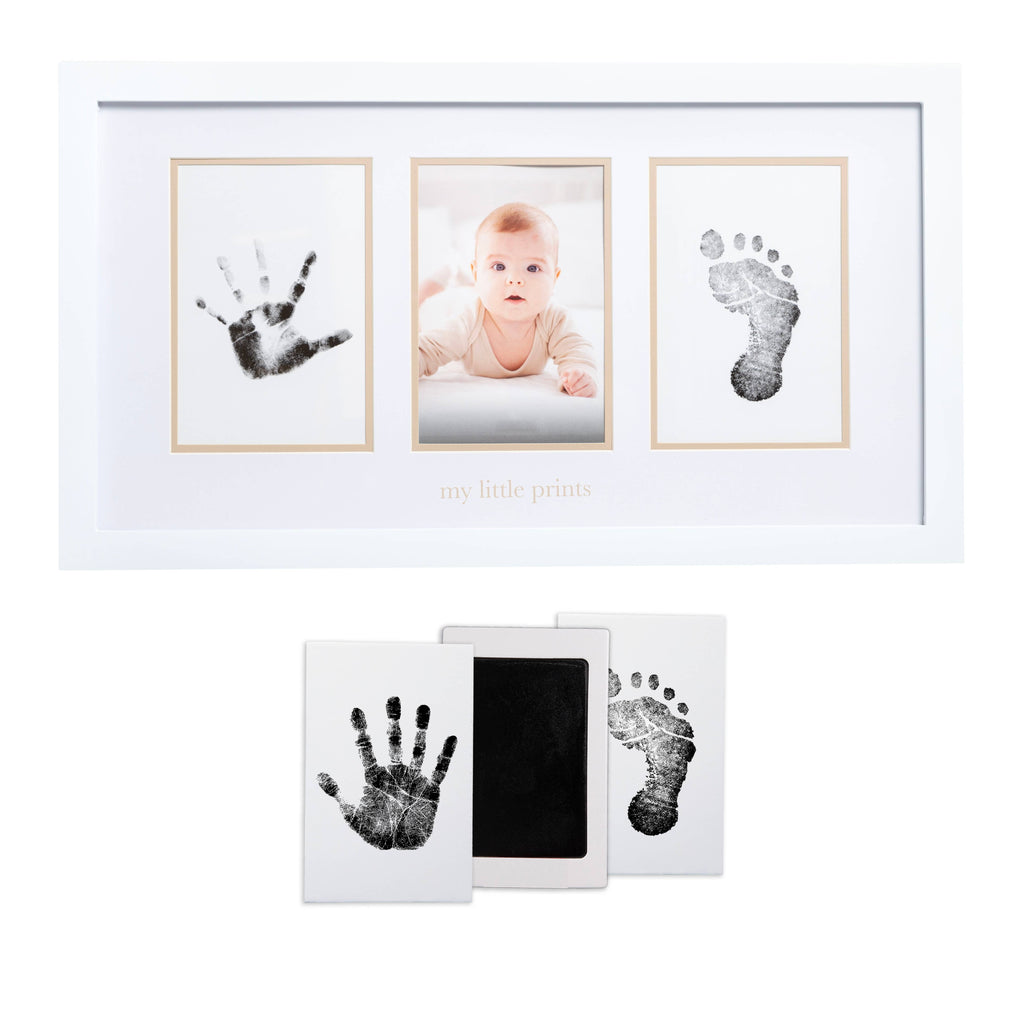 Baby Handprint Footprint Collage Photo Frame
