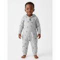 Carter's Baby Boys Soccer Quilted Hooded Jumpsuit | Gray | 18M