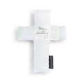 DEMDACO Baby's Christening Comfort Cross | Soft Plush Keepsake Gift