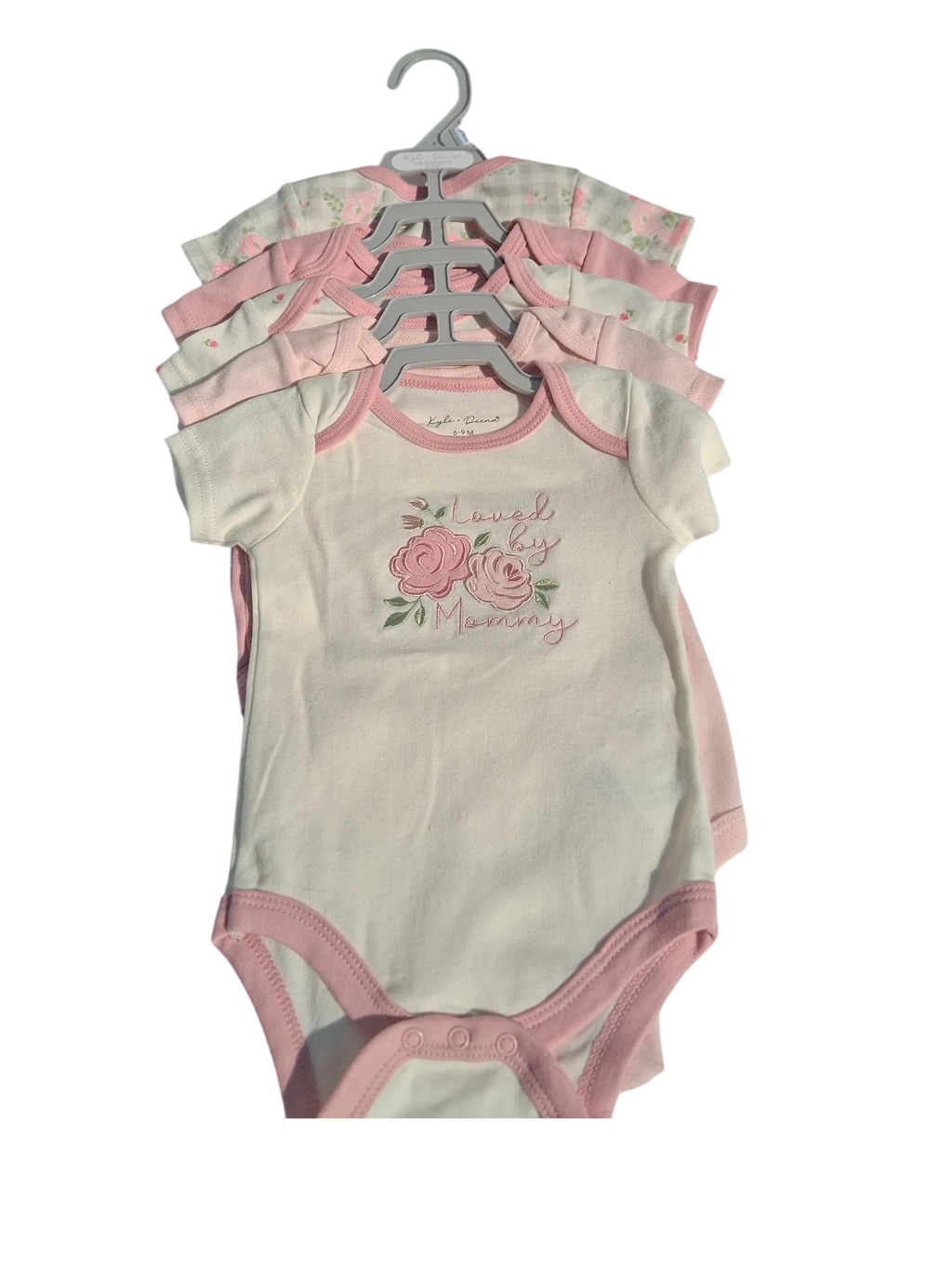 Kyle & Deena 5-Pack Baby Girl Floral Bodysuits | Size 6–9 Months